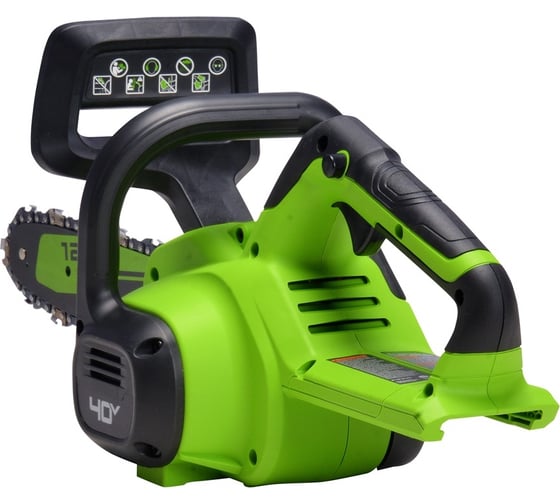 Цепная пила аккумуляторная GreenWorks G40CS30II 40V, 30 см, с 1xАКБ 4Ач c USB и ЗУ 2007807USB4