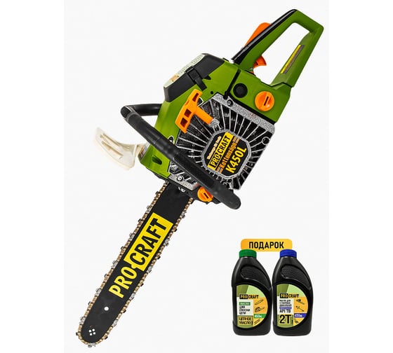Пила ручная бензиновая PROCRAFT K450L 1