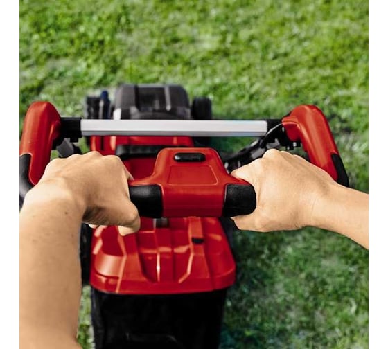 Газонокосилка аккумуляторная Einhell PXC GE-CM 36/34-1, 2x18,33,5см,5ст,25-65мм,центральная,30л,без АКК и ЗУ 3413226