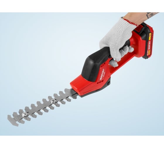Аккумуляторные ножницы садовые WORTEX SG 1820 в коробке + насадка-кусторез ALL1 1333483