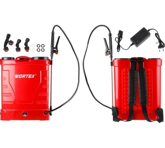 Аккумуляторный опрыскиватель WORTEX KS 1670 в кор. 12В, 1 акк., 8 Ач, 16 л 1334463 1