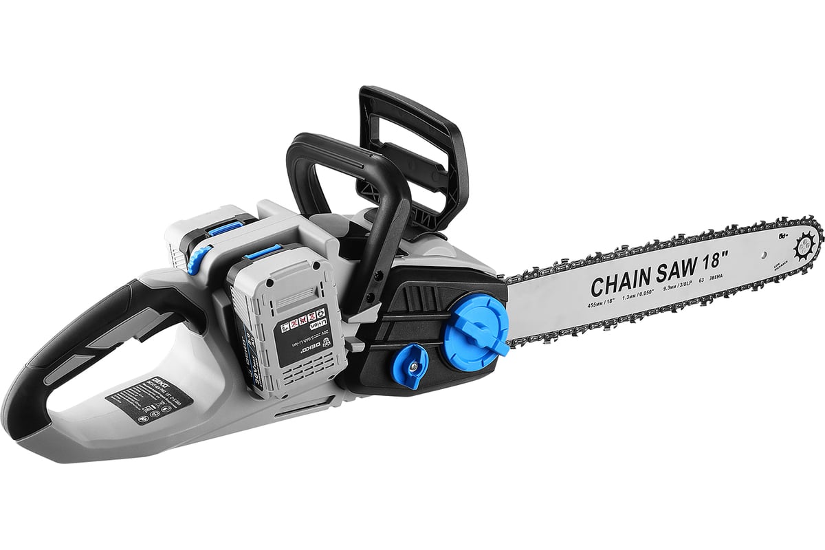 Пила цепная аккумуляторная бесщеточная DEKO DKCHS 40V PRO, 18, 2x20В ...