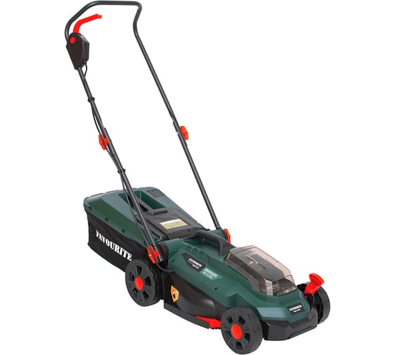 Газонокосилка аккумуляторная FAVOURITE OBS 21 WET 21В, 4Ач, 330 мм, бесщёт. 154210533