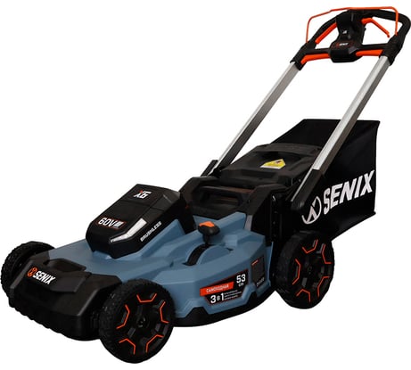 Газонокосилка аккумуляторная самоходная SENIX X6 60V, 53см, 1акб,1зу LPSX6-H-EU