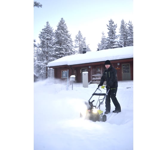 Аккумуляторный бесщеточный снегоуборщик Ryobi RST36B51 5133005056