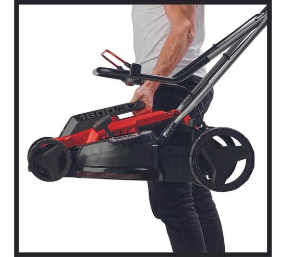Газонокосилка электрическая Einhell GC-EM 1600/37,1600Вт, 37см, 25-65 мм, 5 ступеней, 38 л 3400080