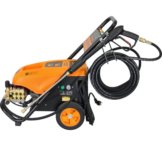 Мойка в/давл. CARVER  CW-3000 PRO 3.0 кВт, 130 бар, 11-14л/мин, латунь, самовсас, фрезы 4шт, колеса 01.023.00011