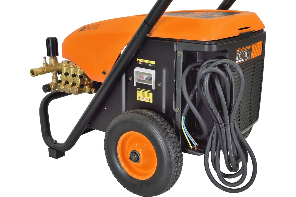 Мойка в/давл. CARVER CW-7500 PRO 380В, 7.5 кВт, рег170-210 бар, латунь ...