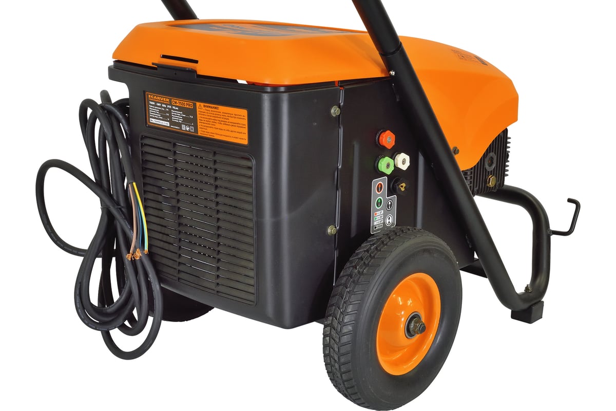 Мойка в/давл. CARVER CW-7500 PRO 380В, 7.5 кВт, рег170-210 бар, латунь ...