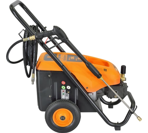 Мойка в/давл. CARVER  CW-7500 PRO 380В, 7.5 кВт, рег170-210 бар, латунь,самовсас, фрезы 4шт, колеса, 6ш/п 01.023.00012
