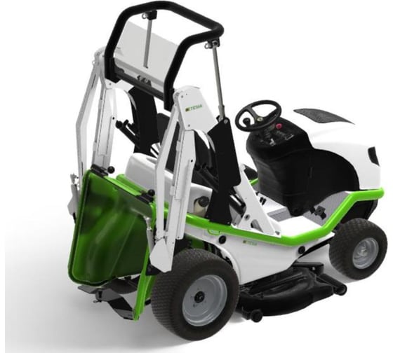 Профессиональная ездовая газонная косилка ETESIA BUFFALO 100 с дизельным двигателем Perkins BPHP2