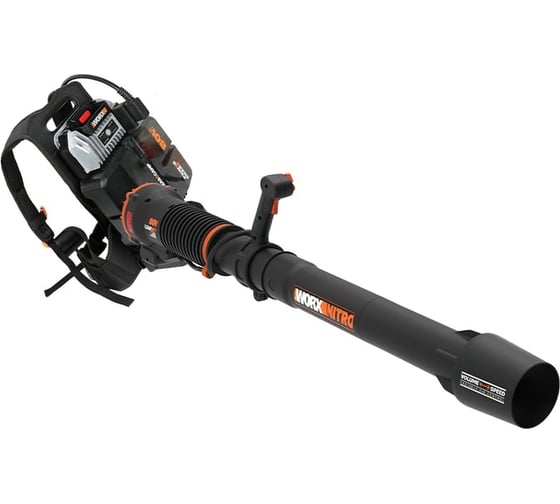 Аккумуляторная воздуходувка бесщеточная WORX WG572Е, 4Ач х1, BASECAMP 4x1, коробка WG572E