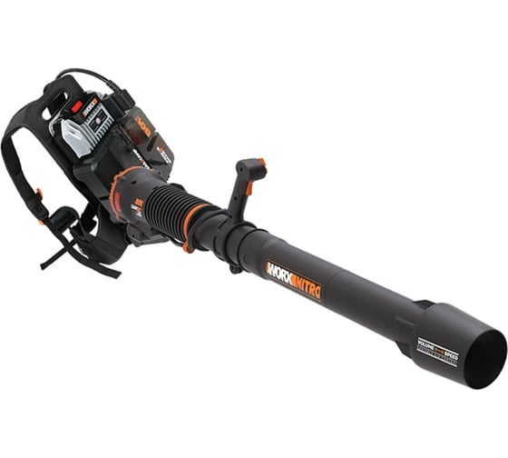 Аккумуляторная воздуходувка бесщеточная WORX WG572Е, 4Ач х1, BASECAMP 4x1, коробка WG572E