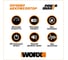 Аккумуляторная воздуходувка бесщеточная WORX WG572Е, 4Ач х1, BASECAMP 4x1, 80В WG572E 12