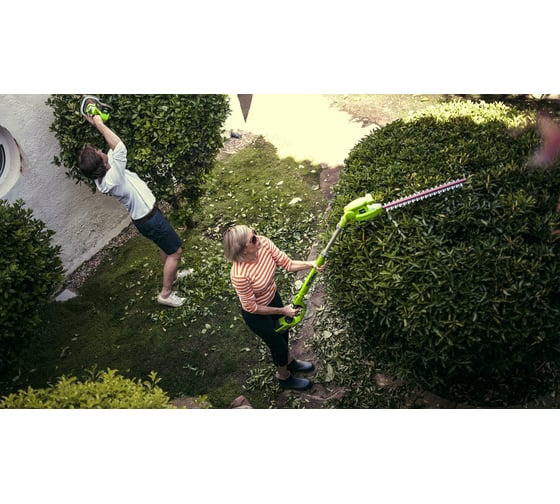 Штанговый аккумуляторный кусторез Greenworks G24PH51 24V 2300707