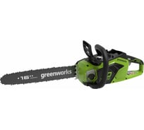 Аккумуляторная бесщеточная цепная пила Greenworks GD40CS18 40V 2005807