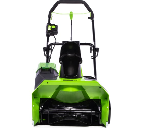 Аккумуляторный бесщеточный снегоуборщик GreenWorks GD60ST 60V, АКБ 4Ач и ЗУ 2602407UB