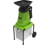 Измельчитель садовый электрический GreenWorks 220 В, 2800 Вт, с контейнером 2208007