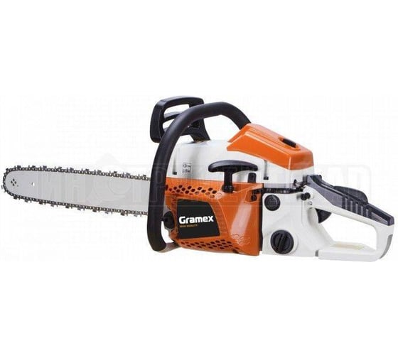 Пила бензиновая цепная Gramex CS-1629 2,2кВт/2,9л.с, шина 16", 40 см; 0,325; 1,3мм-64зв (1/2) 98045