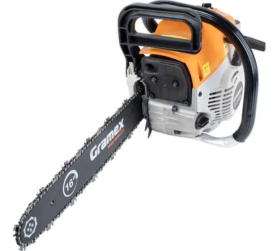 Пила бензиновая цепная Gramex CS-1629 2,2кВт/2,9л.с, шина 16", 40 см; 0,325; 1,3мм-64зв (1/2) 98045