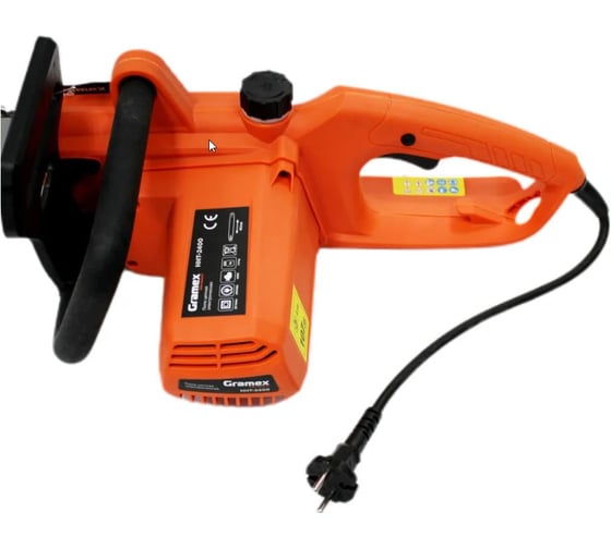 Пила цепная электрическая Gramex HHT-2400 (2400Вт, 720 м/мин, шина 16"/40 см, бак/масл 170 мл) (2/48) 4209