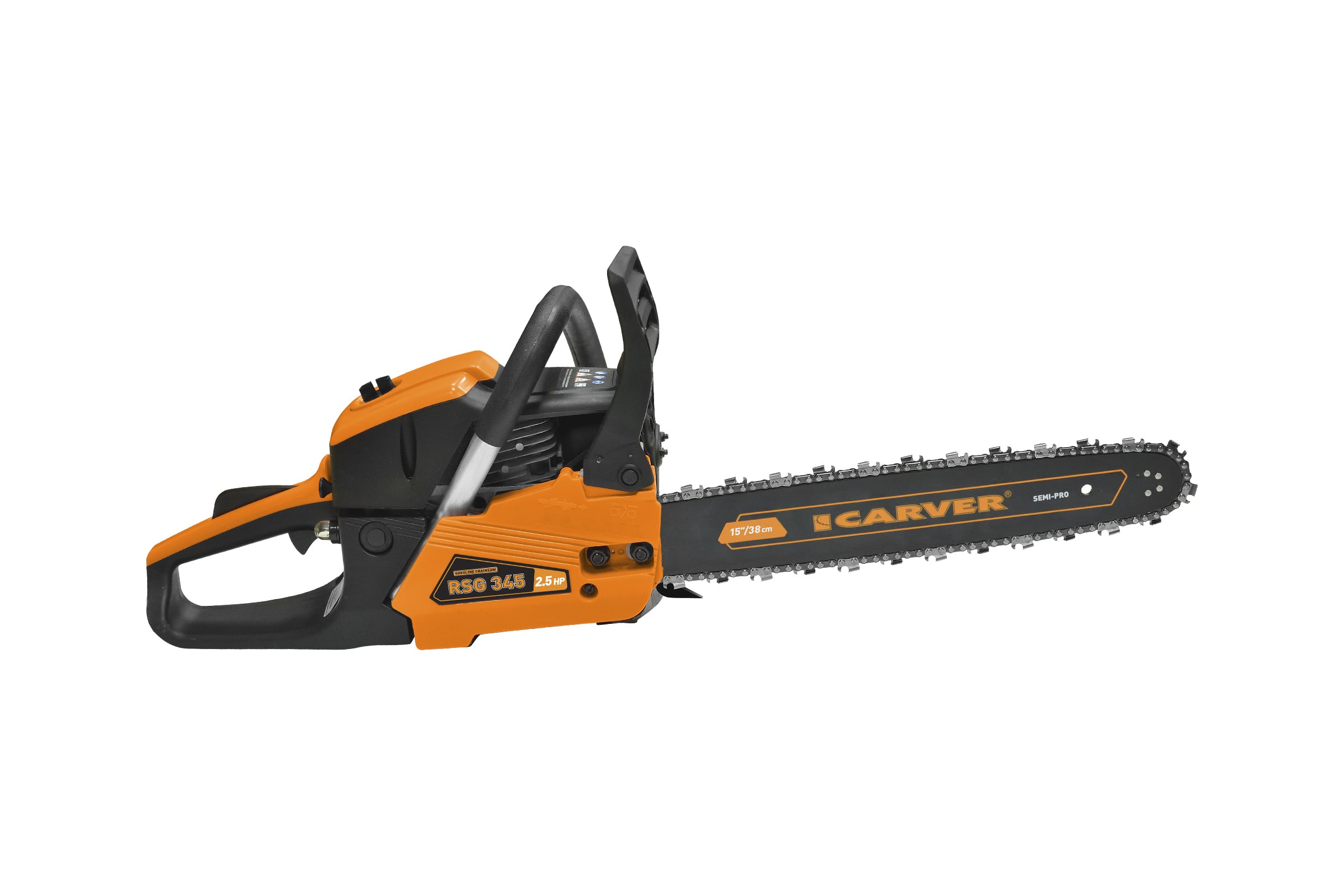 Пила бензиновая CARVER RSG 345 картон 15" 0,325-1,5-64 зв. 01.004.00045 — фото 3