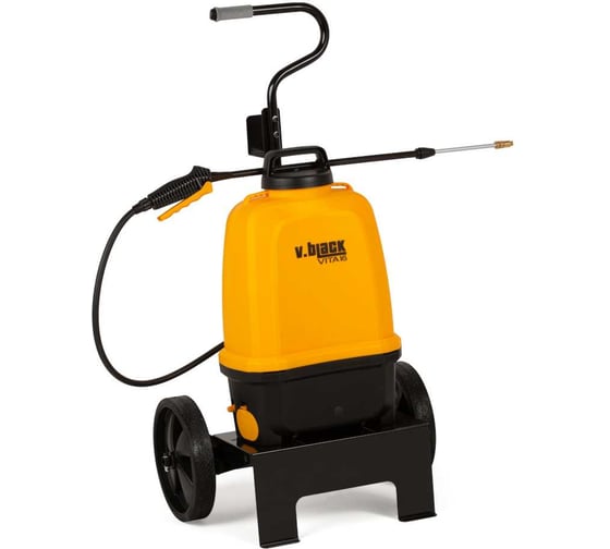 Колесный аккумуляторный опрыскиватель Volpi originale V.Black Vita 16 CAR 23VBC16