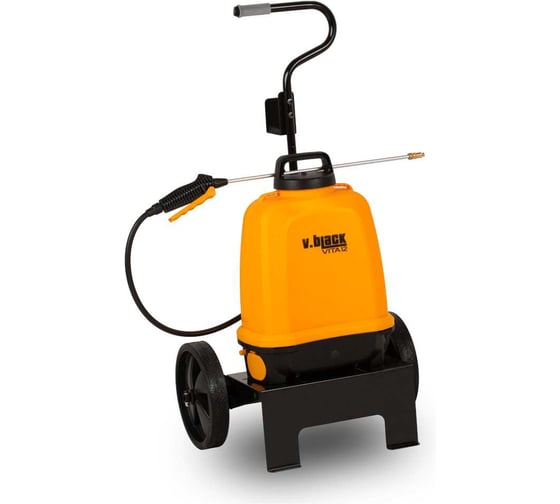 Колесный аккумуляторный опрыскиватель Volpi originale V.Black Vita 12 CAR 23VBC12