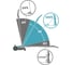 Аккумуляторная ручная газонокосилка Gardena 2218V P4A 14620-55.000.00 6