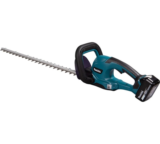 Кусторез аккумуляторный Makita LXT 18В, 250Вт, 60см, 2700 рез/мин, диам.раскрытия 15мм, BL1830B, DC18WC DUH607F001