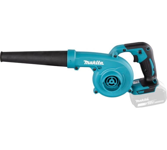 Воздуходув аккумуляторный Makita LXT 18В, 3 скорости, 3,1 м³/мин, 80 м/с, коротка насадка DUB185Z