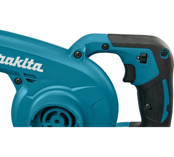 Воздуходув-пылесос аккумуляторный Makita LXT 18В, 3 скорости, 3,1 м³/мин, 52 м/с, длинная насадка DUB186Z
