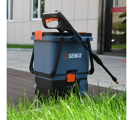 Мойка высокого давления аккумуляторная SENIX 2X2 40V, 105 Бар, 2 АКБ 4Ач, ЗУ HPWX2-M2-EU