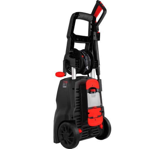 Мойка высокого давления Verton WM-2500R 2500 Вт, индукционный двигатель, давление мин/макс: 130/190 бар, расход воды мин/макс: 6.8/8.3 л/мин, 8 м армированный шланг, катушка для шланга 01.9674.16682