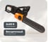 Бесщеточная цепная аккумуляторная пила WORX 40 В, 2х2.0 А*ч, двойное ЗУ 2x2A WG384E 2