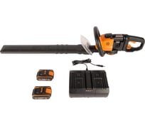 Аккумуляторный кусторез WORX 40В 2х2.0 А*ч, двойное ЗУ WG284E