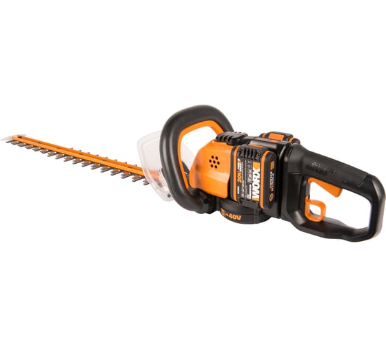 Аккумуляторный кусторез WORX 40В 2х2.0 А*ч, двойное ЗУ WG284E