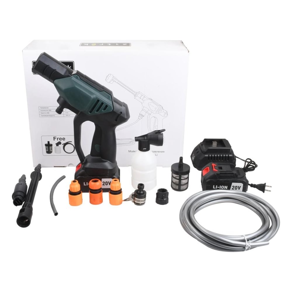 Мойка высокого давления аккумуляторная Zitrek ZKHP 20 Li, 2x4.0Ач 085 ...