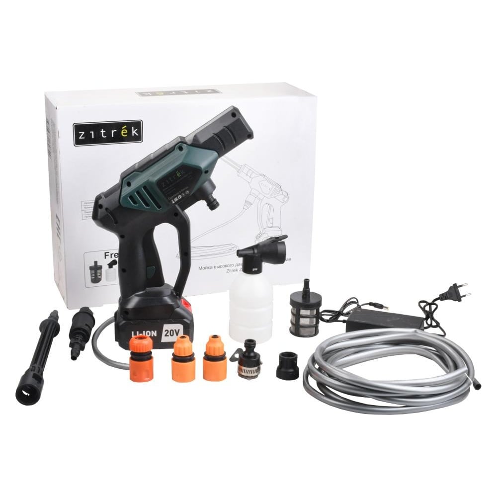 Мойка высокого давления аккумуляторная Zitrek ZKHP 20 Li, 1x4.0Ач
