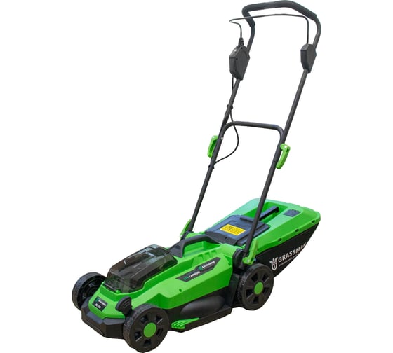 Газонокосилка аккумуляторная Grassman BL-233, 21V, ширина 33см, травосбор. 30л (1/12) 020286