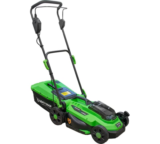Газонокосилка аккумуляторная Grassman BL-233, 21V, ширина 33см, травосбор. 30л (1/12) 020286
