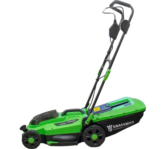 Газонокосилка аккумуляторная Grassman BL-233, 21V, ширина 33см, травосбор. 30л (1/12) 020286