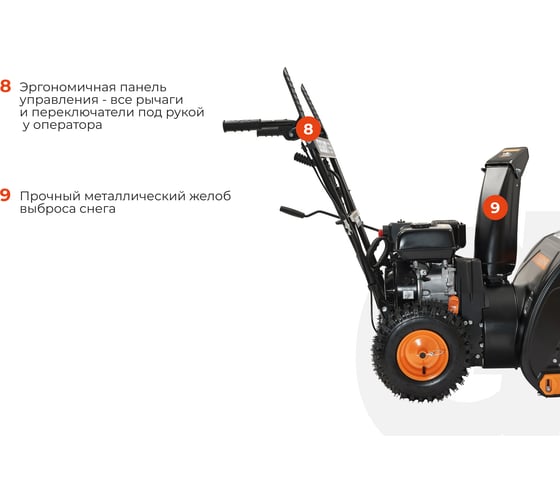Бензиновый снегоуборщик Gigant SP-7-560MS
