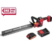 Аккумуляторный кусторез WORTEX DB 5018 ALL1 с акб и зу, 18В, 500 мм, шаг 17 мм 1334650