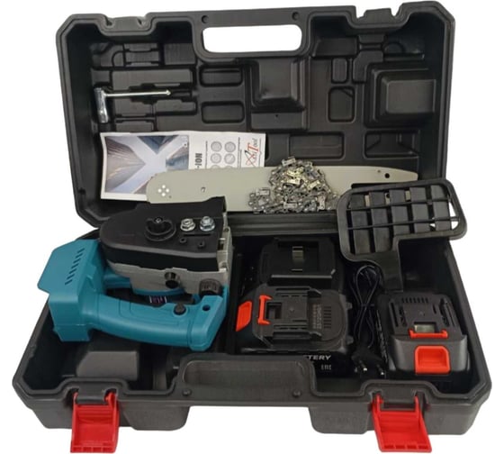 Пила аккумуляторная цепная AktiTool CS2041 (12", 20 В, 2 Li-ion аккум. 4000 mAh) 101513
