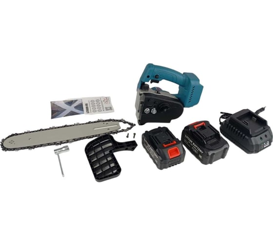 Пила аккумуляторная цепная AktiTool CS2040 (10", 20 В, 2 Li-ion аккум. 4000 mAh) 101512