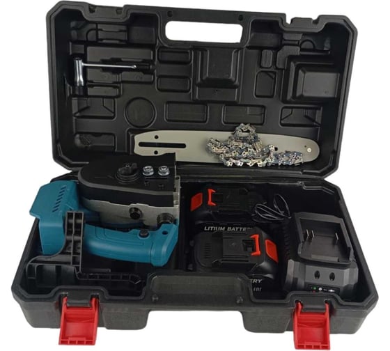 Пила аккумуляторная цепная AktiTool CS2040 (10", 20 В, 2 Li-ion аккум. 4000 mAh) 101512