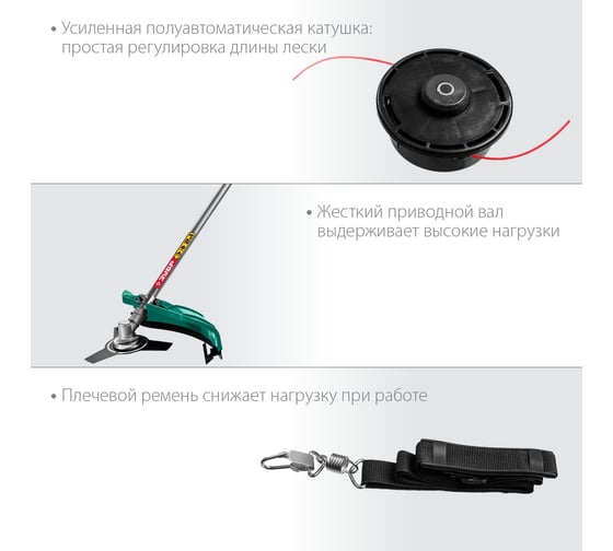 Сетевая коса ЗУБР 1700 Вт КСВ-42-1700