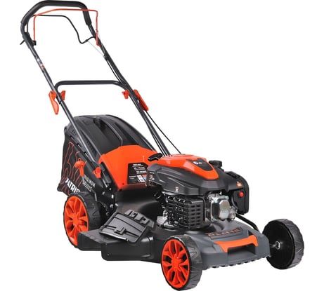 Газонокосилка бензиновая самоходная Patriot PT 56LS, 56 см, 6 л.с.224сс, 4 в 1, трав 60л комби + боковой выброс + мульчирование + задний выброс, 7 уровней, мет. дека 512109056