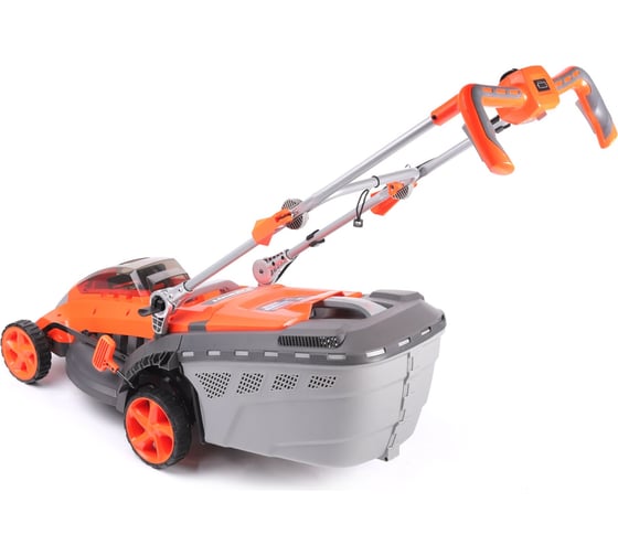 Газонокосилка аккумуляторная Patriot CM4010XL, 40B платформа LCT, 37см, бесщёточный дв.,травосб. 40л, одна АКБ(4,0А*ч) и ЗУ 250204010